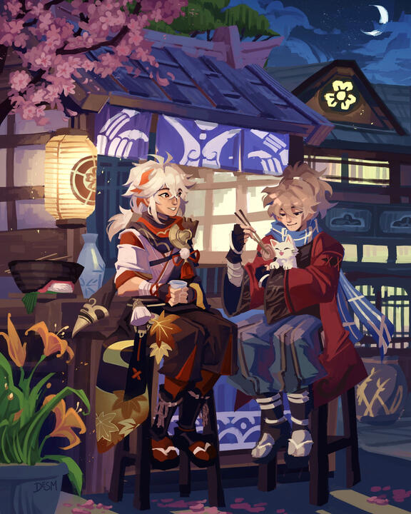 Genshin Impact – Kazuha and Tomo