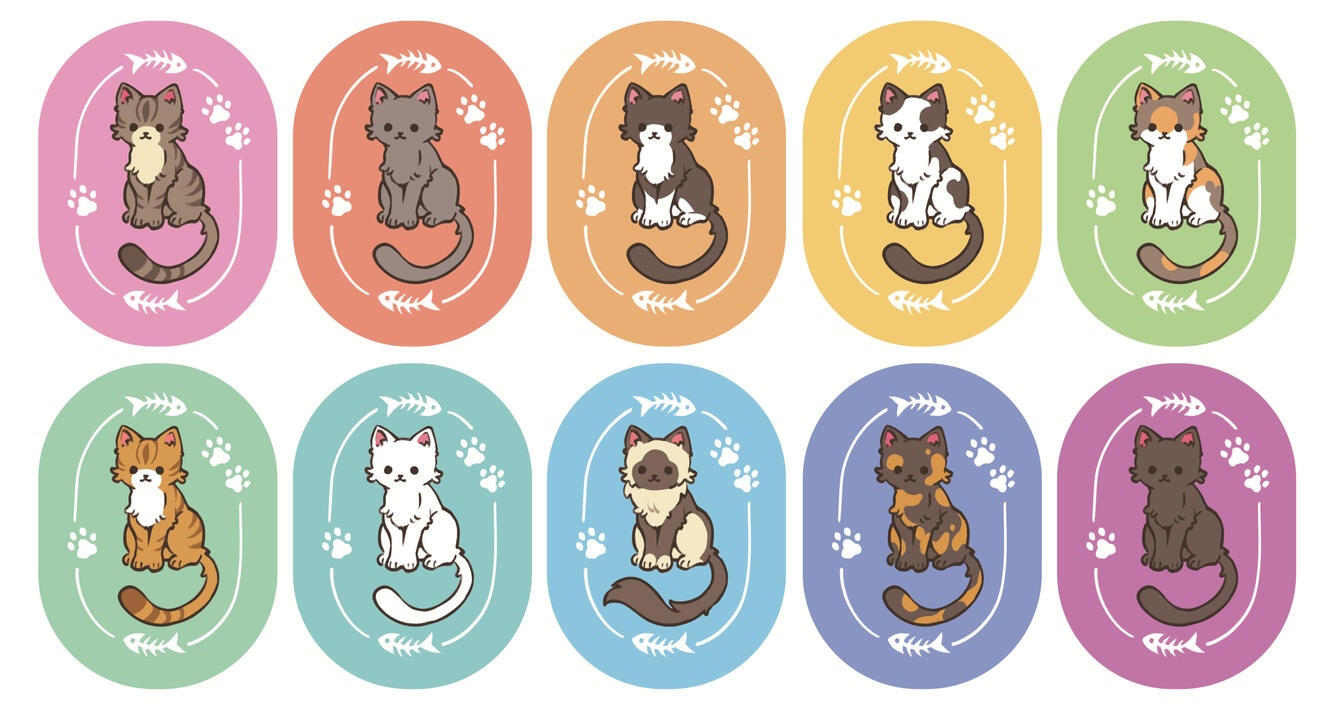 Wooden Cat Magnets $15